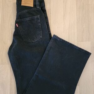 Levi's Black Flare & Wide Leg Jeans